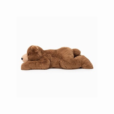 Jellycat Woody Bear Lying USA | 02867ZIOE